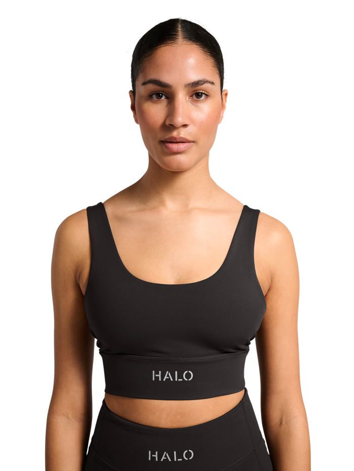HALO WOMEN TRAINING BRA, AFTER DARK, model