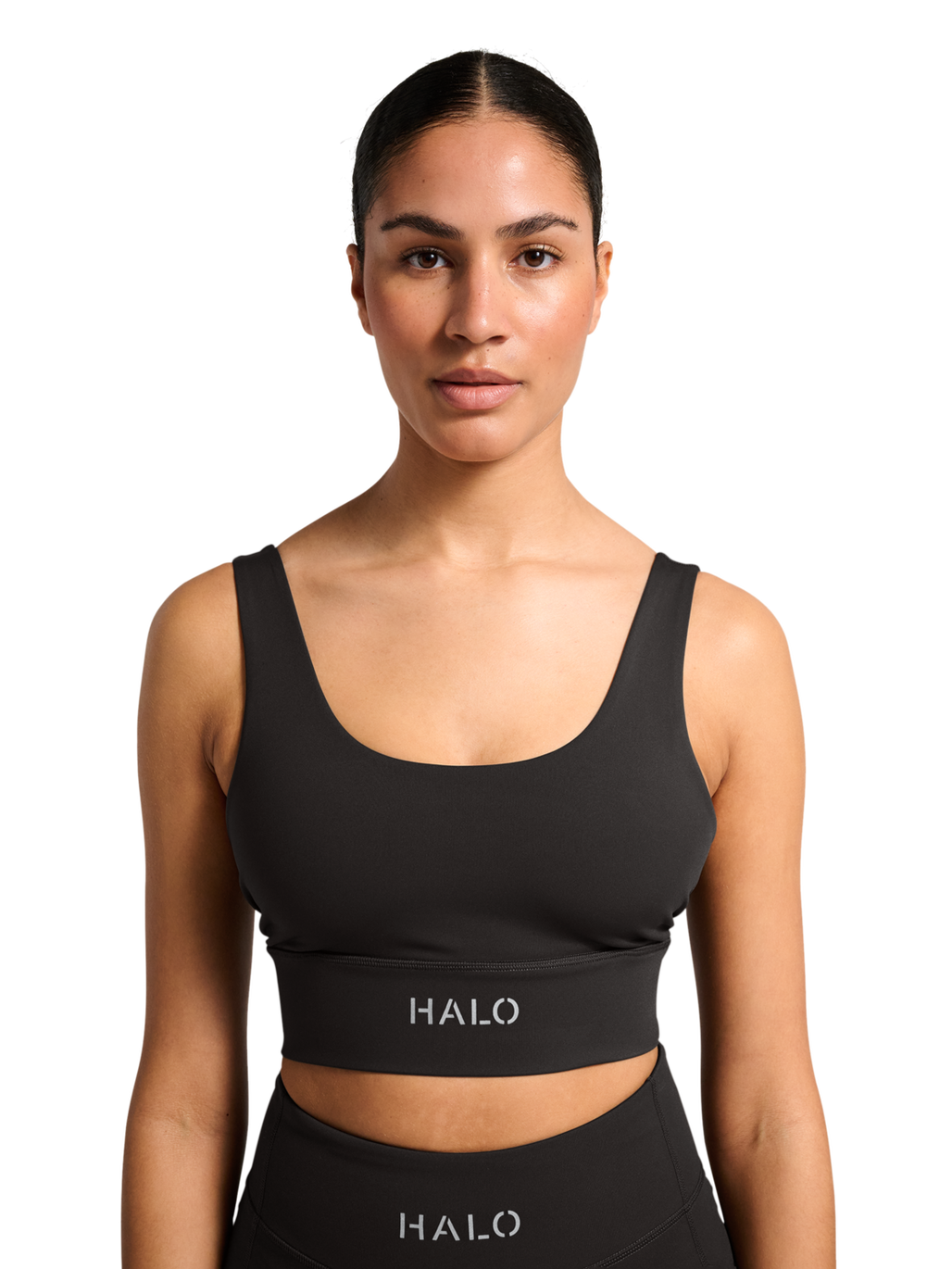 HALO WOMEN TRAINING BRA, AFTER DARK, model