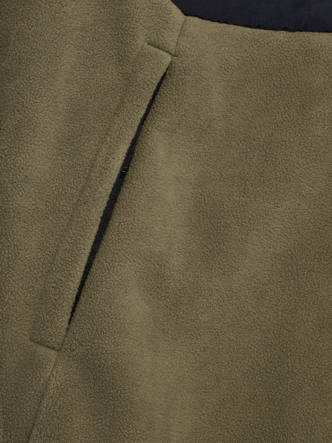 HALO BLOCKED ZIP FLEECE, CAPERS, packshot
