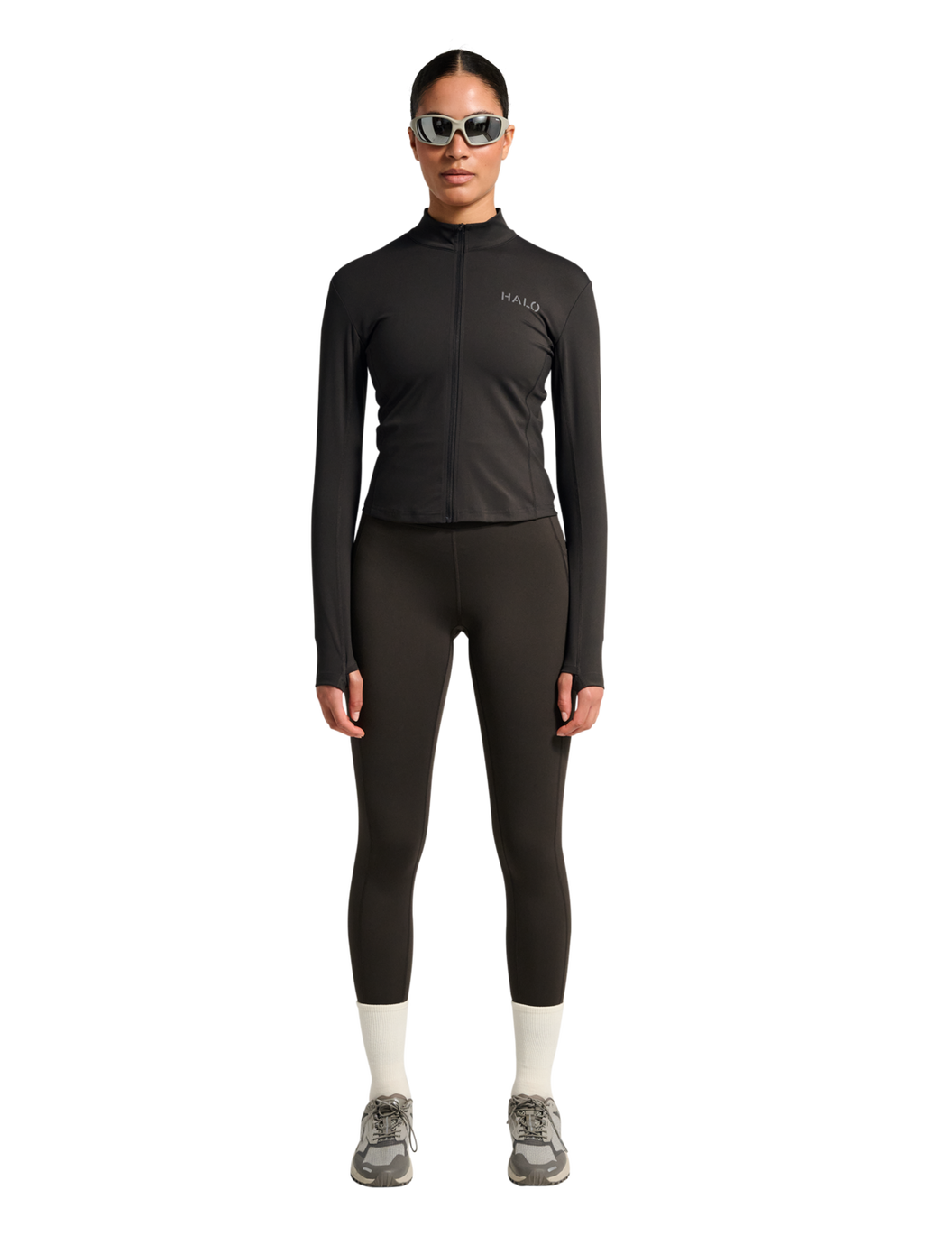 HALO WOMEN FULL ZIP 2.0, AFTER DARK, model