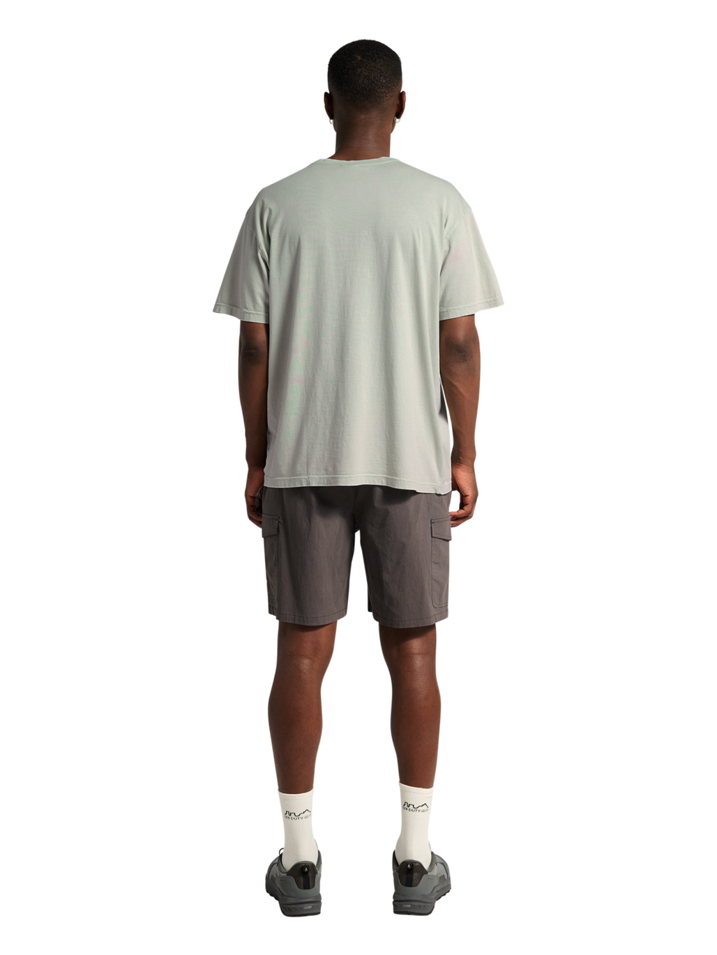 HALO LOGO T-SHIRT 2.0, STORM GRAY, model
