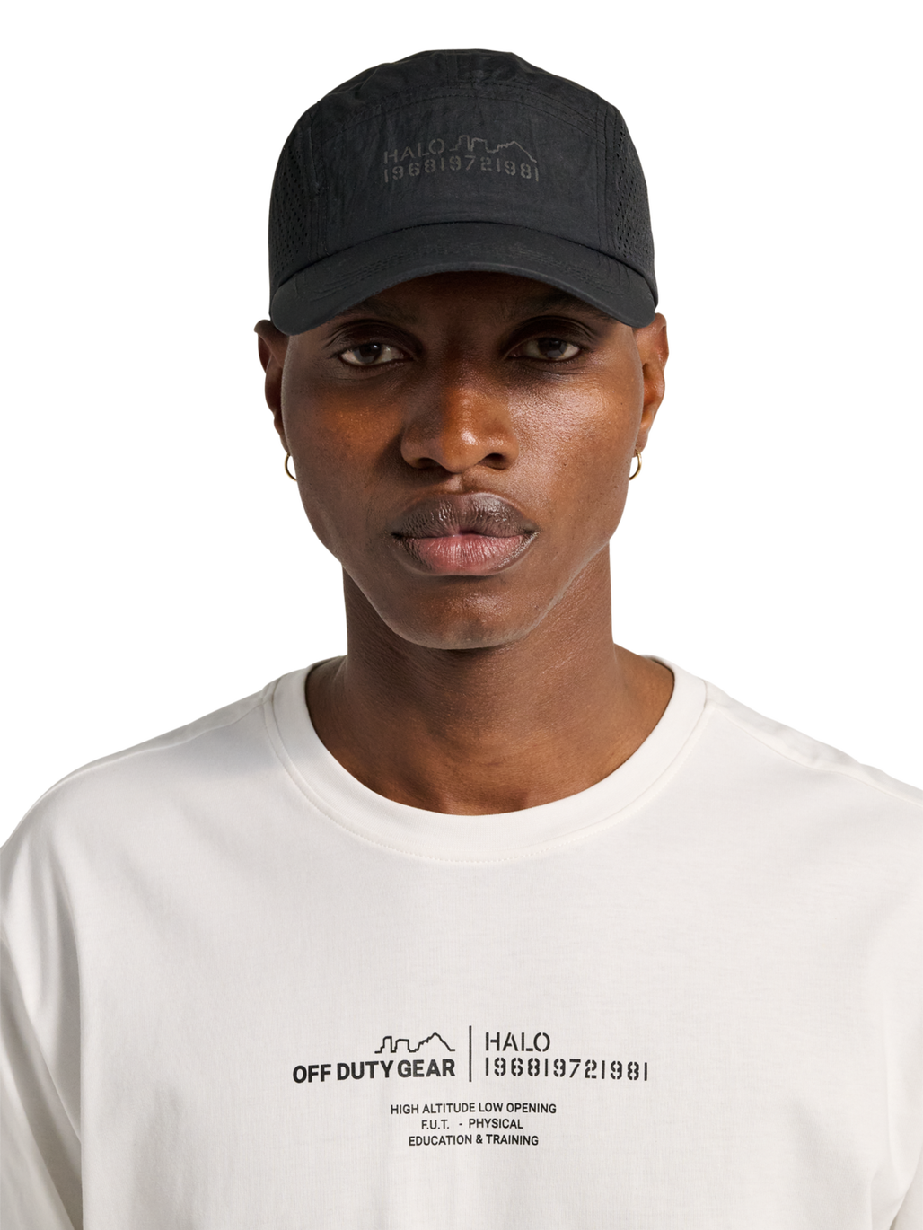 HALO NYLON LIGHTWEIGHT CAP, BLACK/BLACK, model