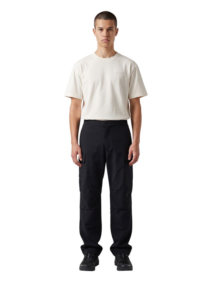 HALO ENHANCED RELAXED PANT, BLACK, model