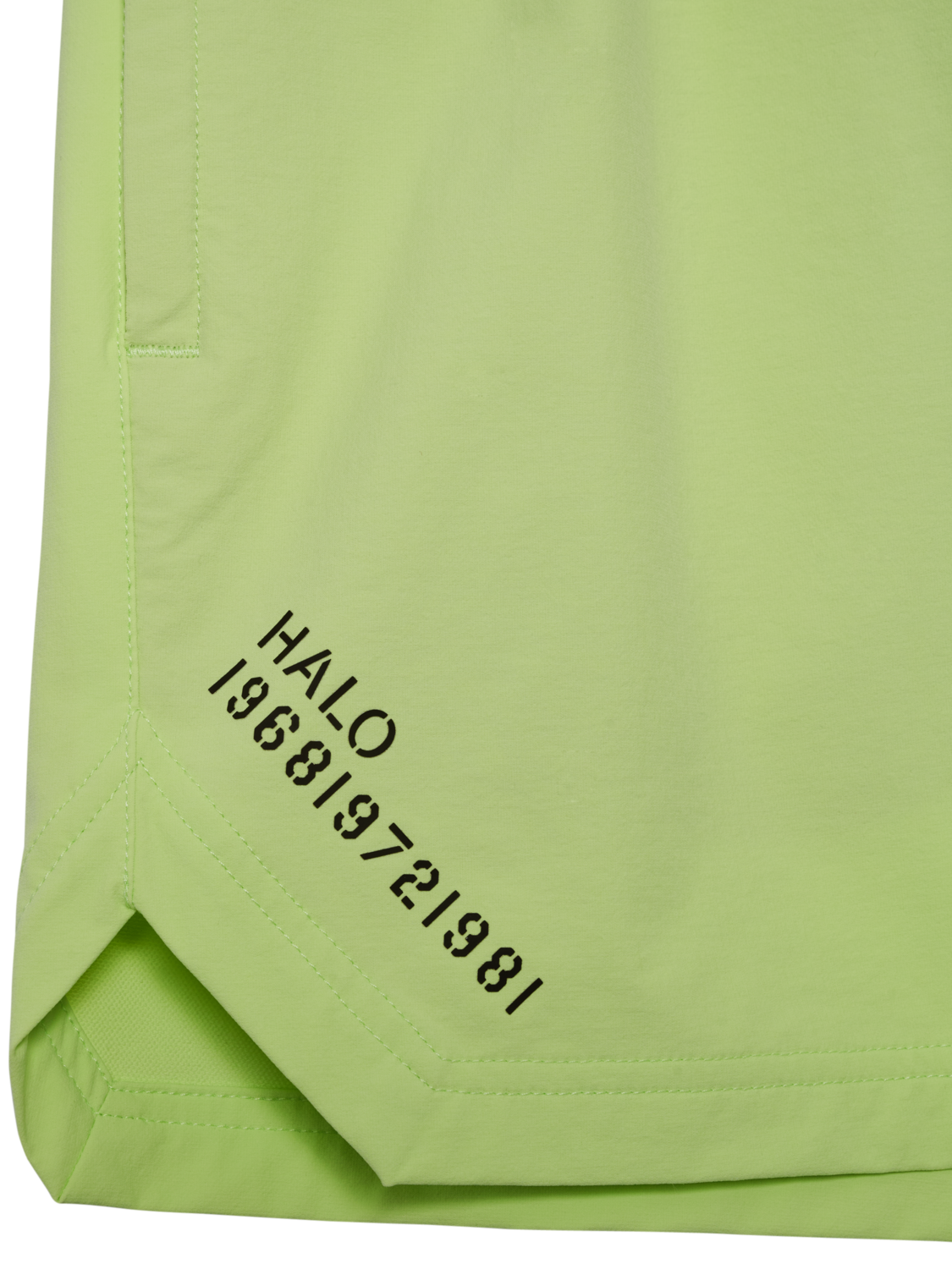 HALO SHORTS, SHADOW LIME, packshot