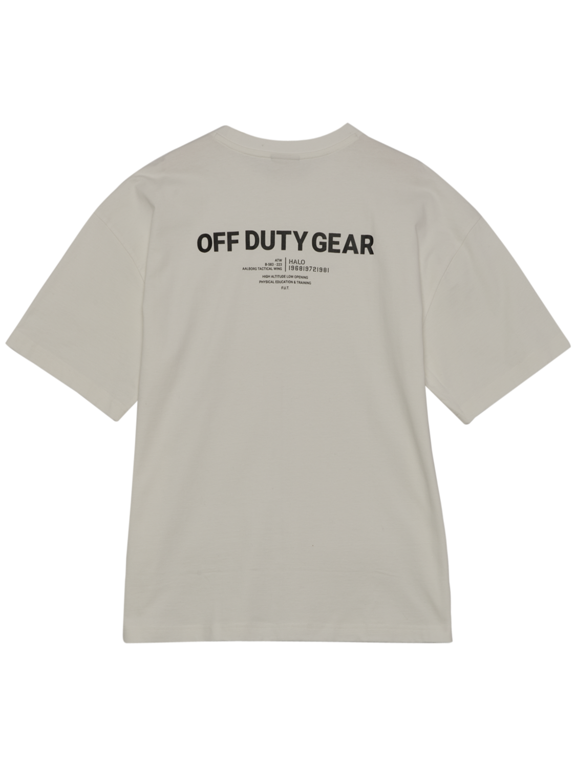 HALO GRAPHIC BOXY T-SHIRT, MARSHMALLOW, packshot