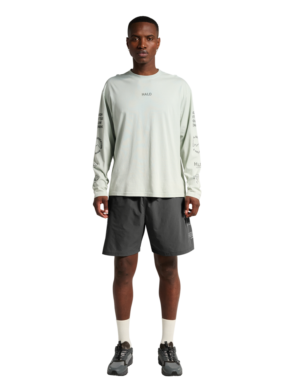HALO GRAPHIC DIVISION SHORT, GUNMETAL, model