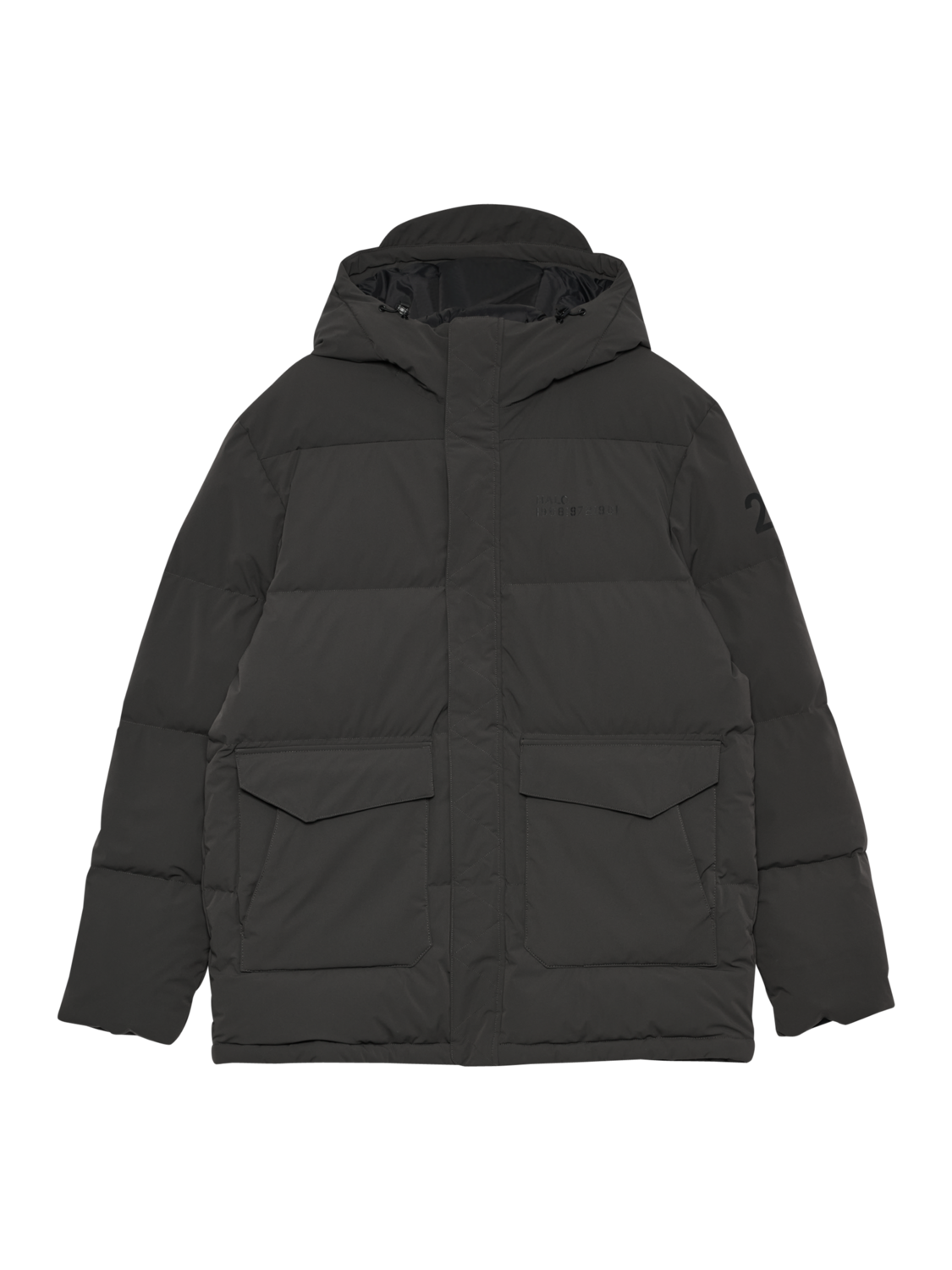 HALO 223 DOWN JACKET, RAVEN, packshot