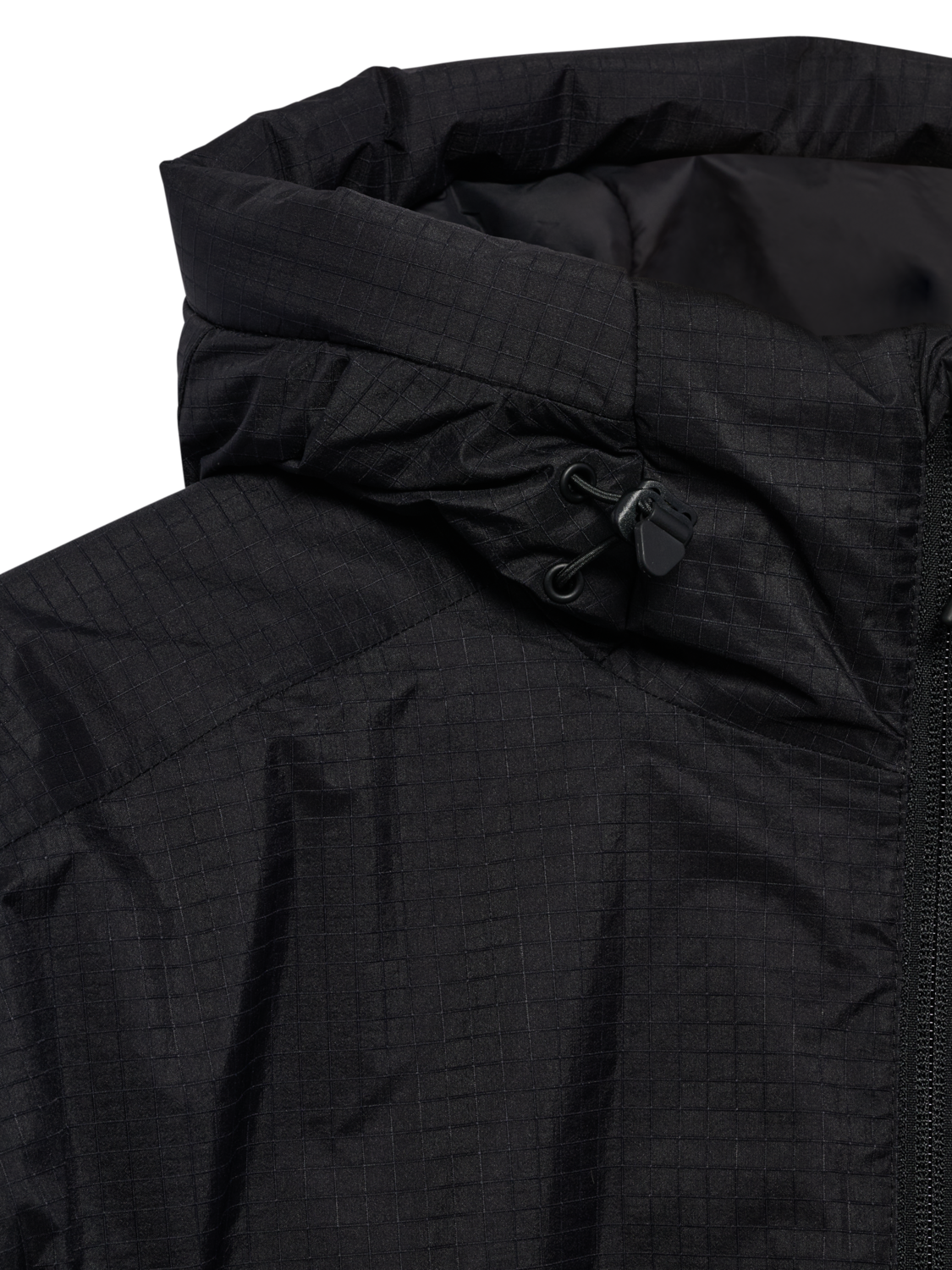 HALO RS DOWN JACKET, BLACK, packshot