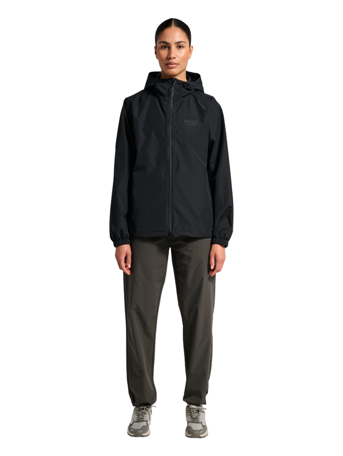 HALO RAIN JACKET, BLACK, model