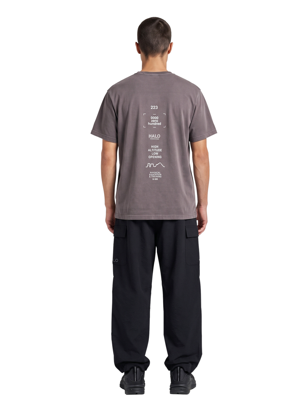 HALO GRAPHIC T-SHIRT, SPARROW, model