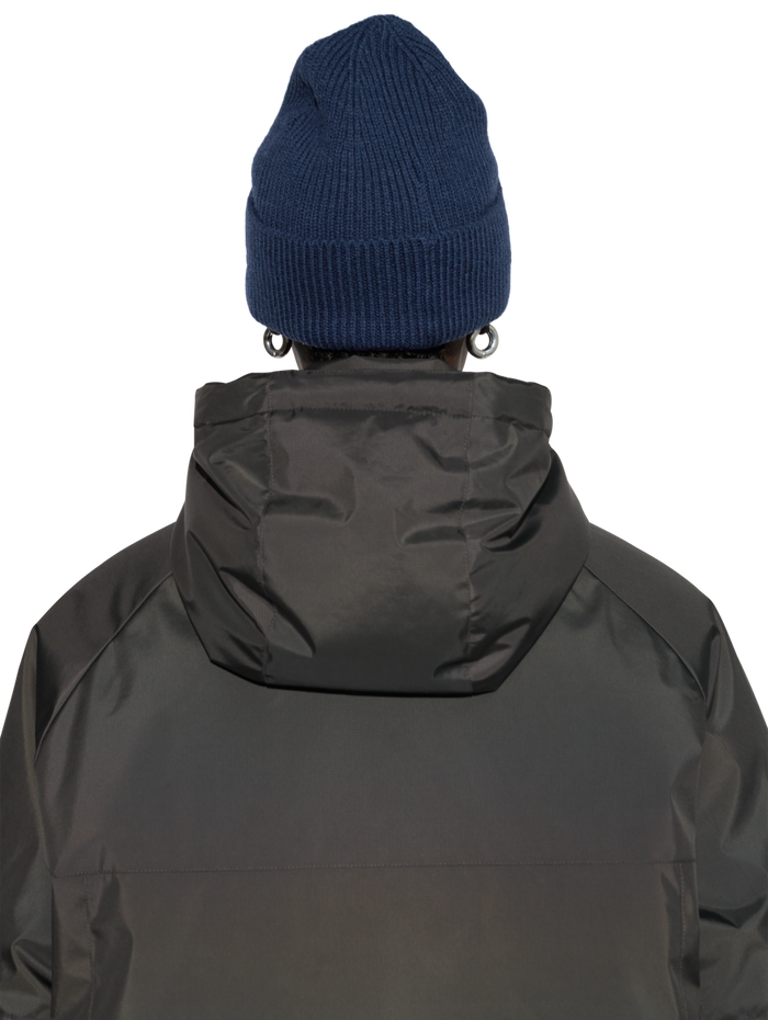 HALO WOOL MIX BEANIE, SARGASSO SEA, model