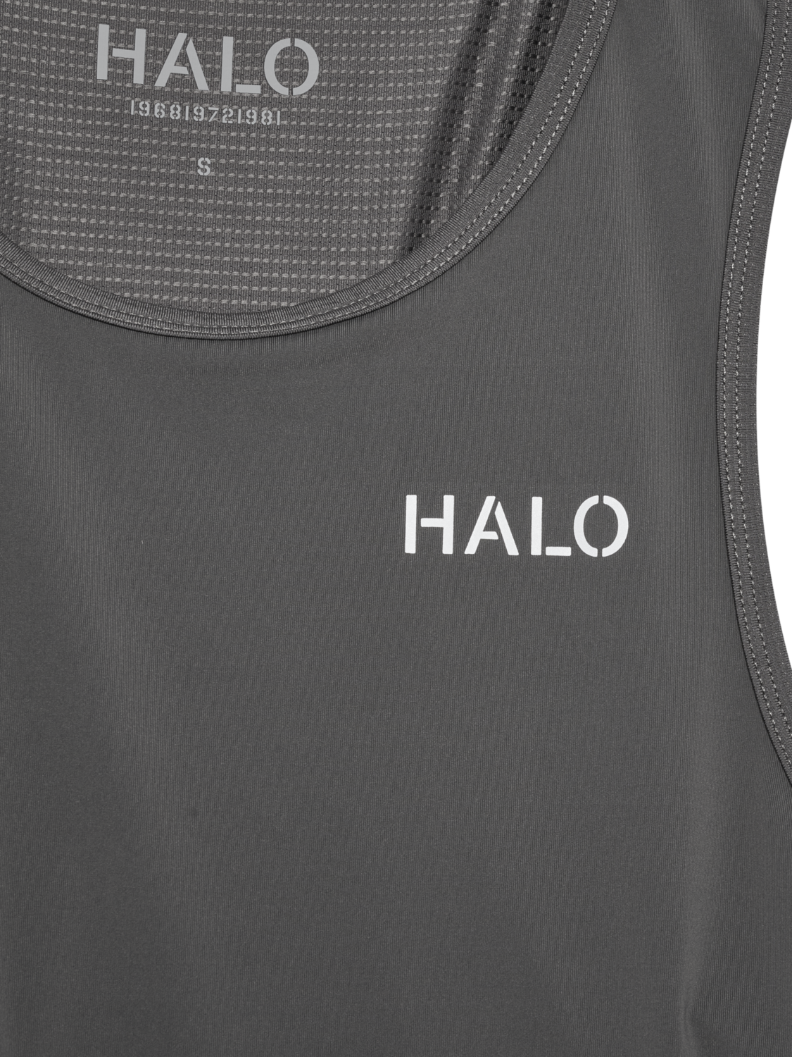 HALO WOMEN DIVISION RACERBACK TANK, GUNMETAL, packshot