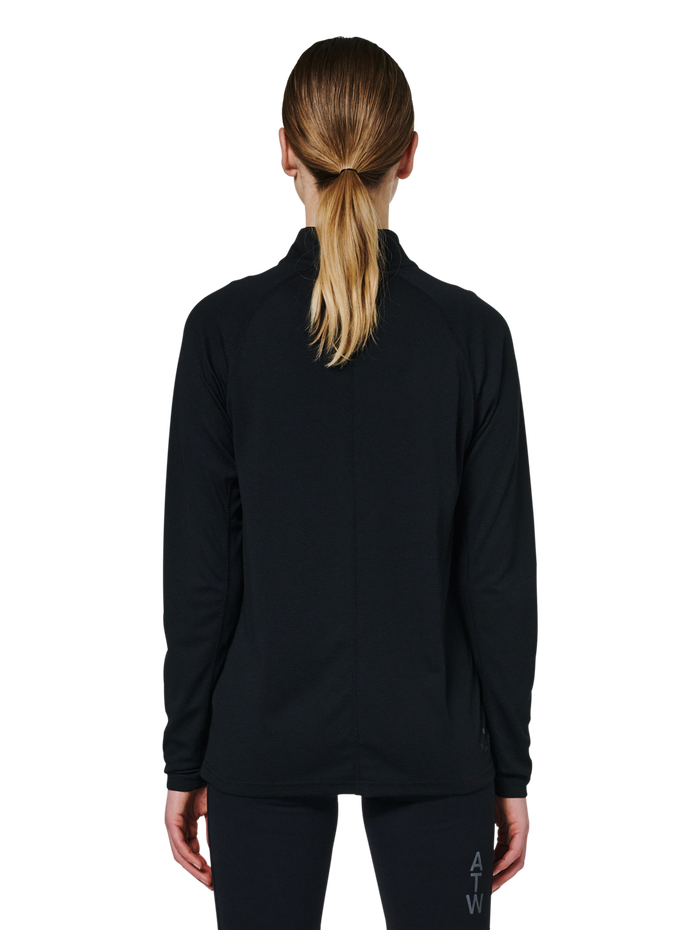 HALO SORONA HALF ZIP, BLACK, model
