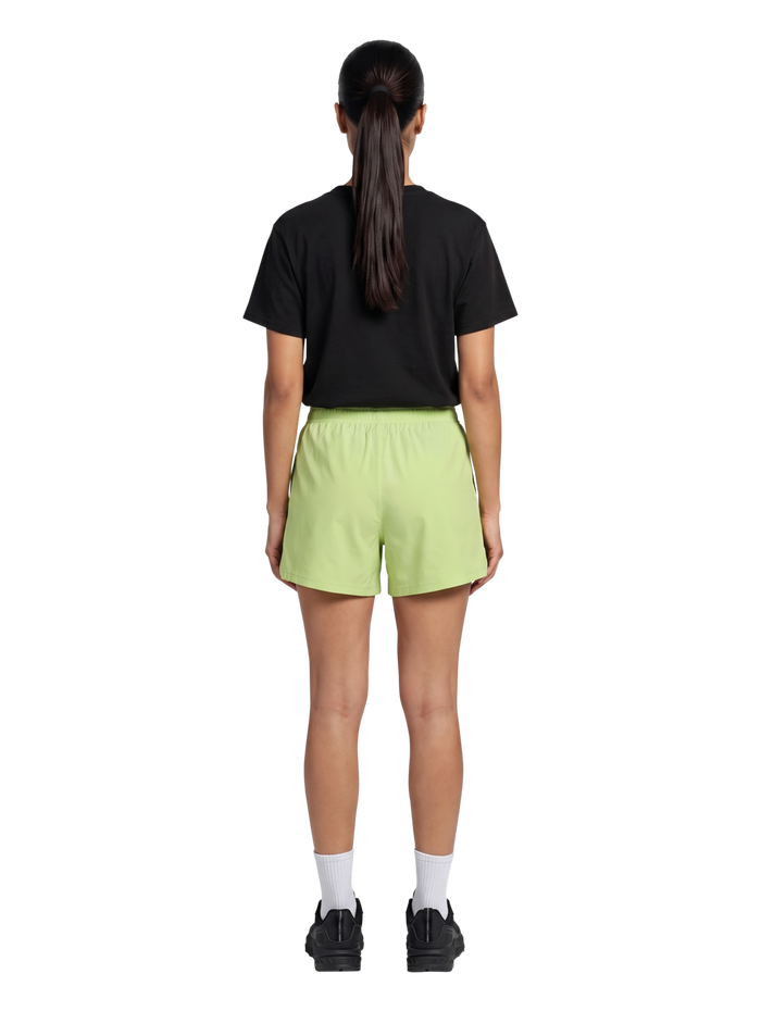 HALO SHORTS, SHADOW LIME, model