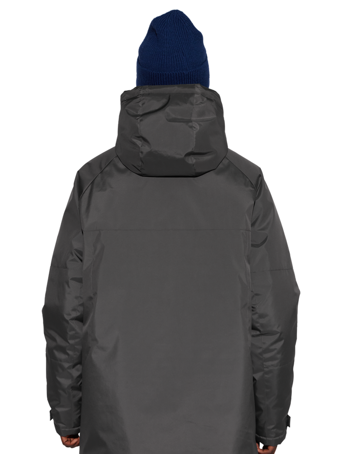 HALO SHIELD THERMOLITE PARKA, RAVEN, model