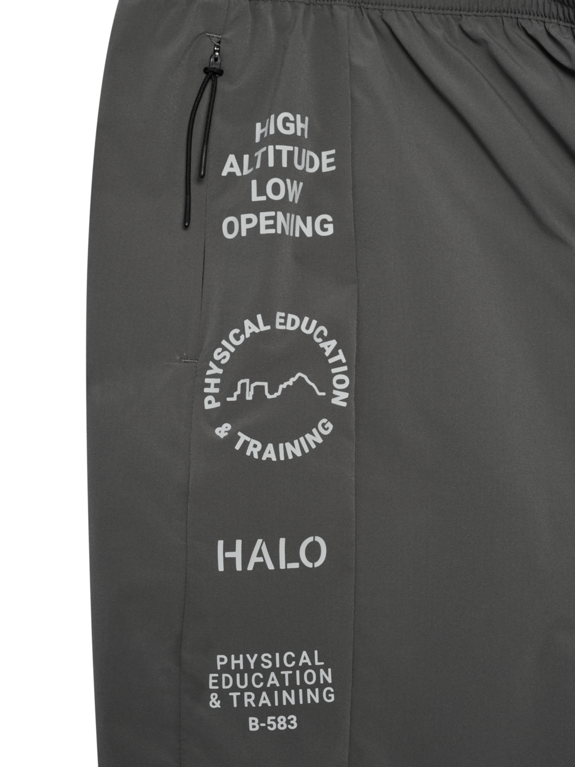 HALO GRAPHIC DIVISION SHORT, GUNMETAL, packshot