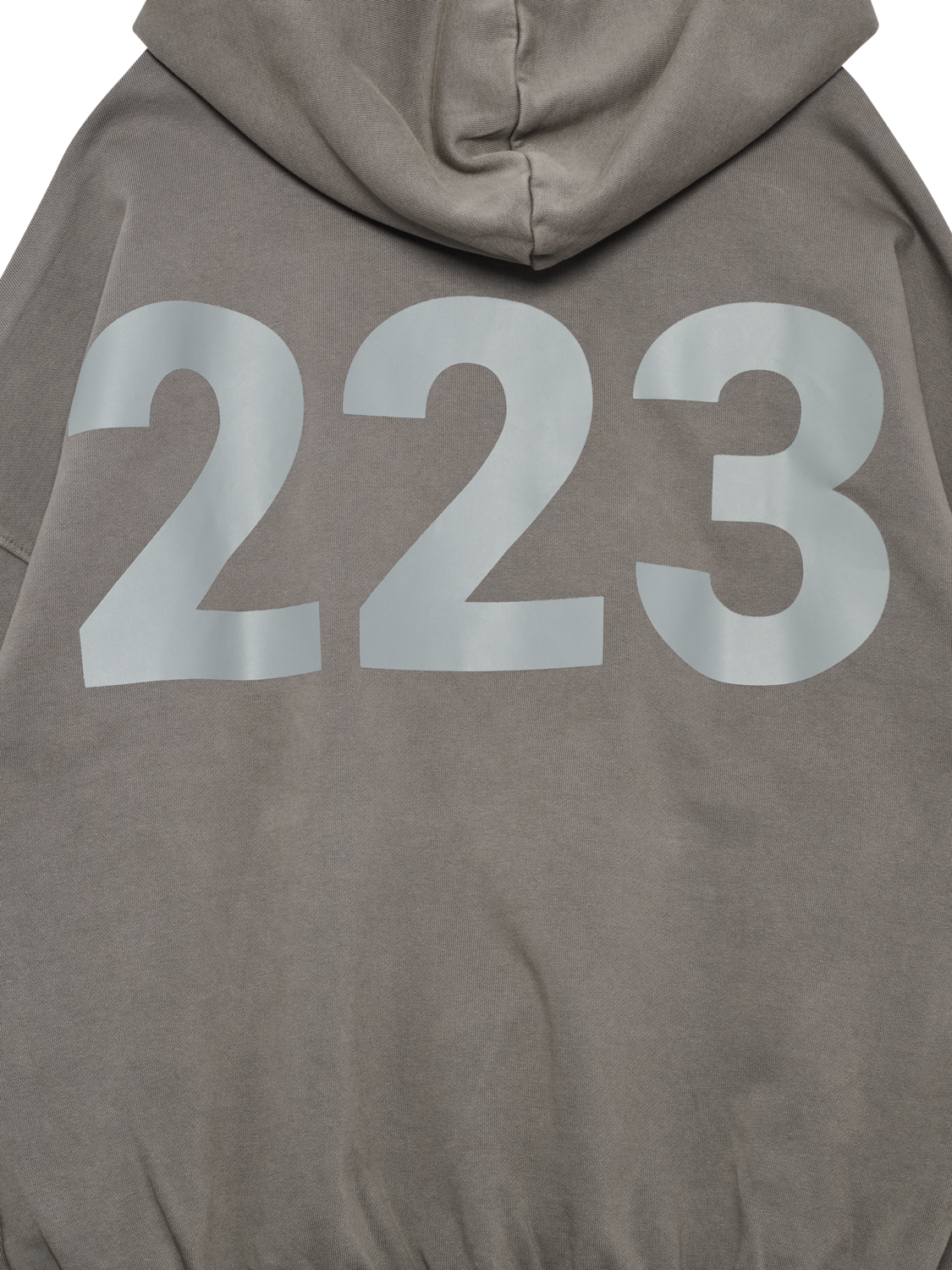 HALO DHOBI BOXY HOODIE, GUNMETAL, packshot
