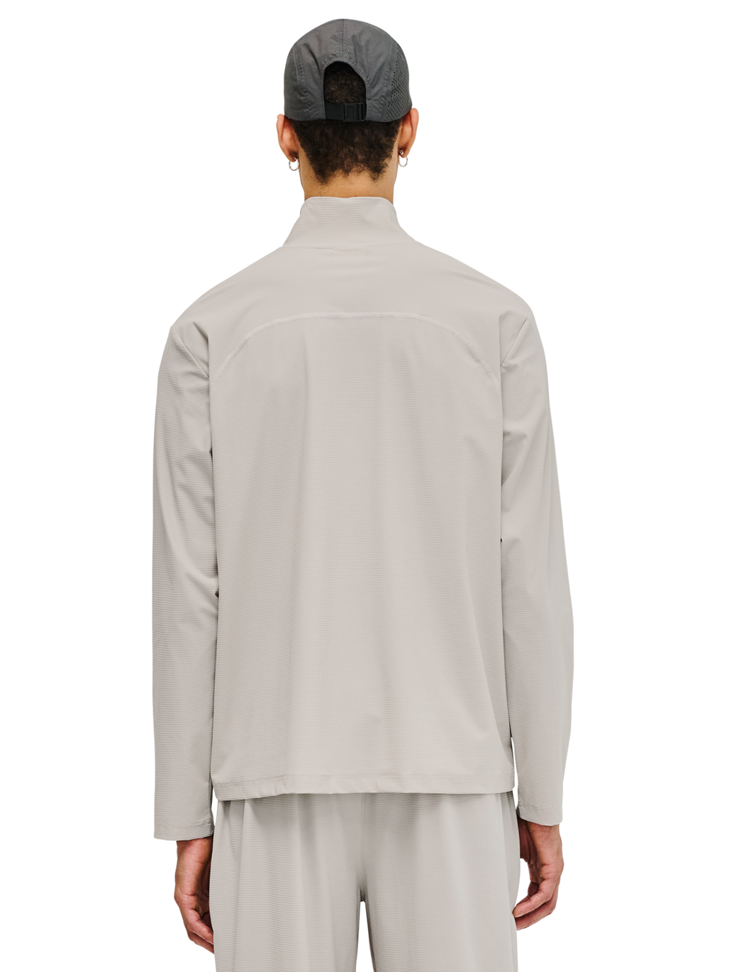 HALO APEX HALF ZIP, SILVER LINING, model