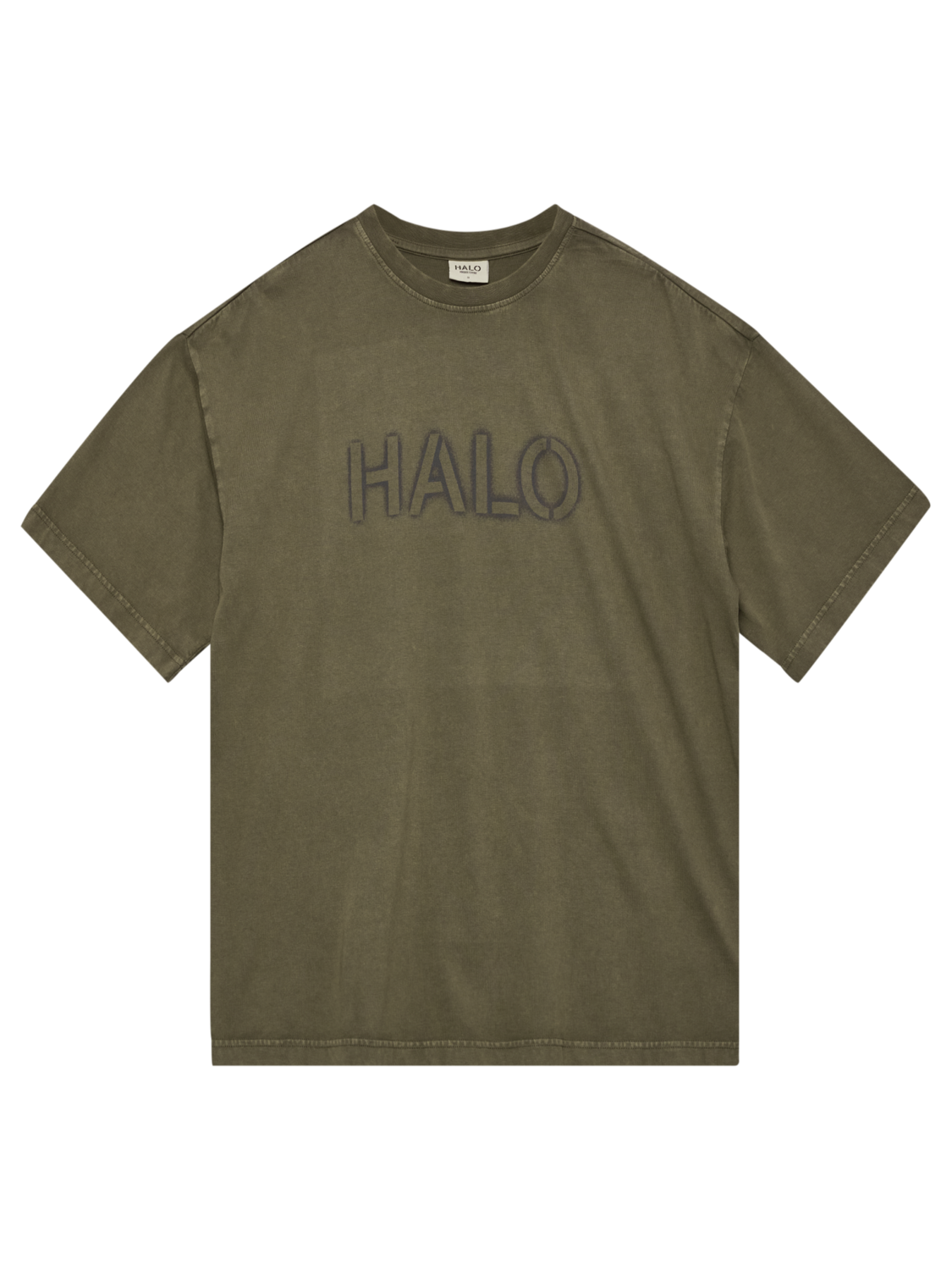 HALO GRAPHIC BOXY T-SHIRT, CAPERS, packshot