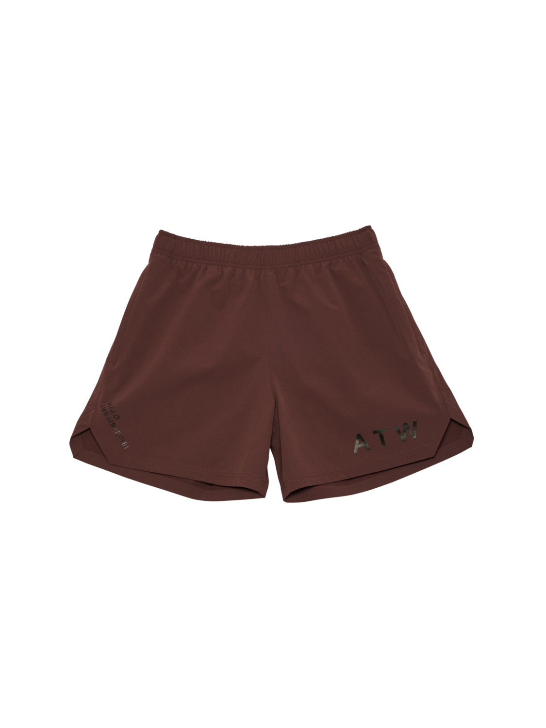 HALO SHORTS, BITTER CHOCOLATE, packshot