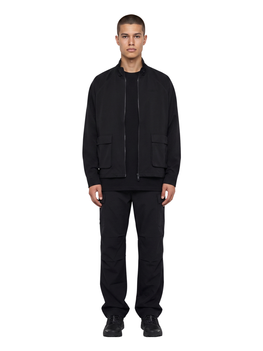 HALO ENHANCED JACKET, BLACK, model