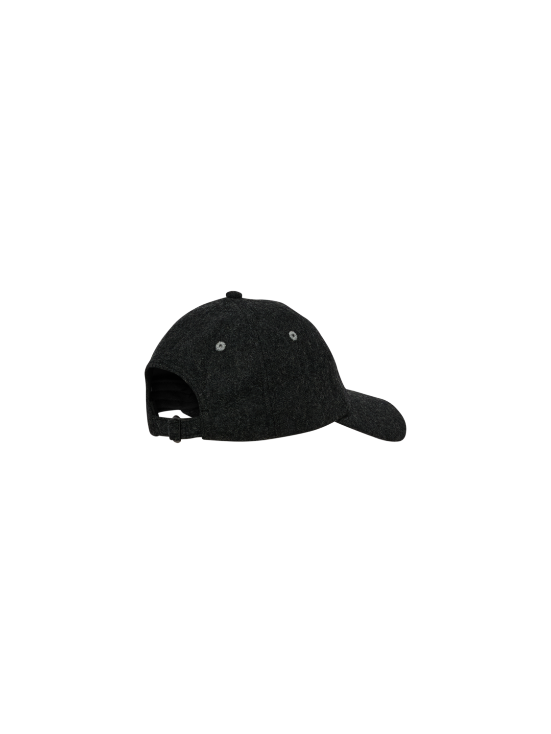 HALO WOOL LOGO CAP, BLACK, packshot