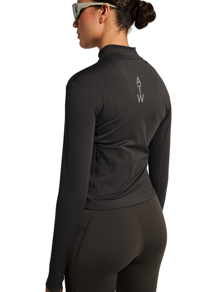 HALO WOMEN FULL ZIP 2.0, AFTER DARK, model