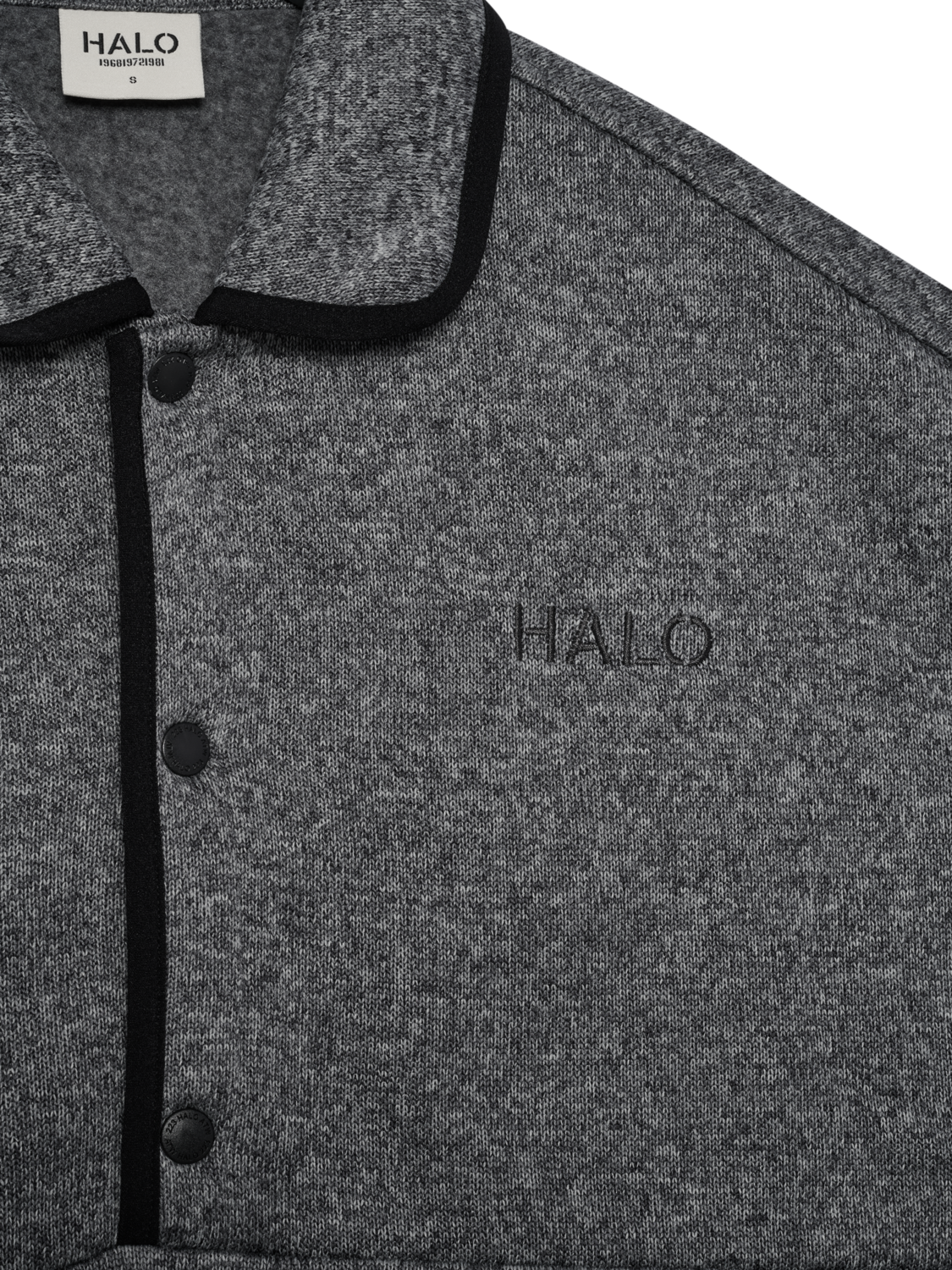 HALO FUSION POLO KNIT, TURBULENCE, packshot