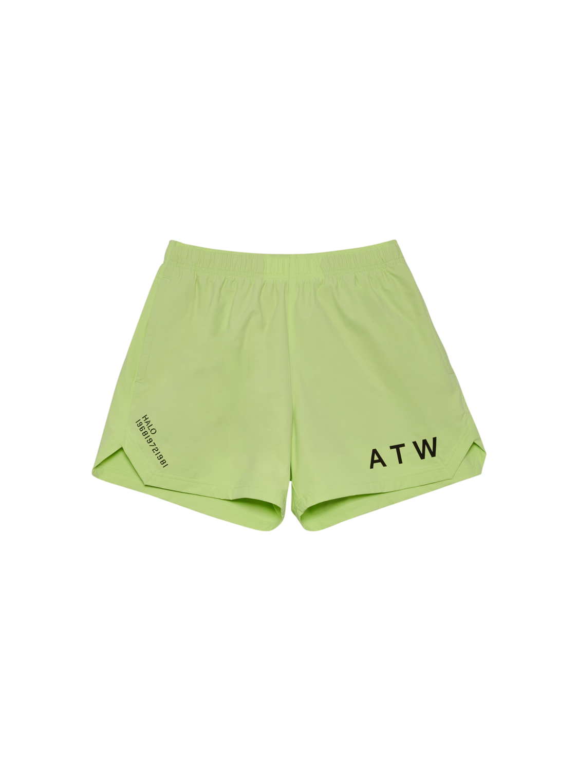 HALO SHORTS, SHADOW LIME, packshot