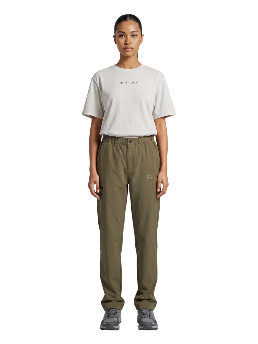 HALO TACTICAL PANTS, CAPERS, model