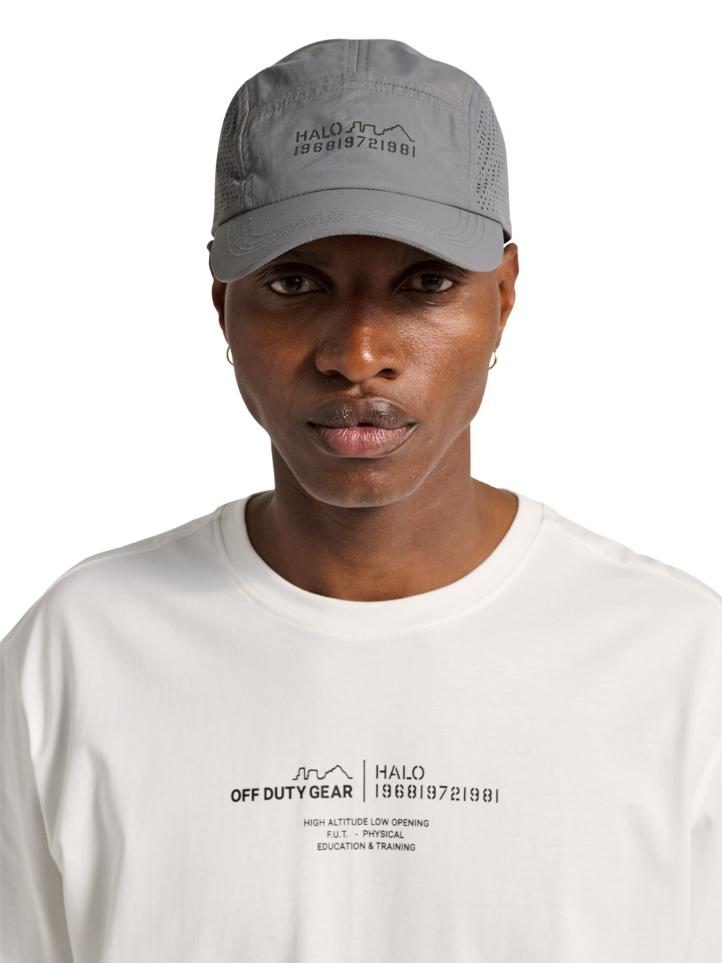HALO NYLON LIGHTWEIGHT CAP, GUNMETAL, model