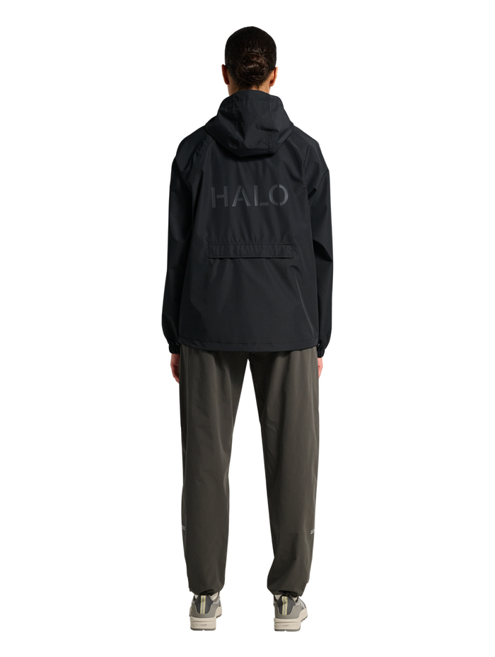 HALO RAIN JACKET, BLACK, model