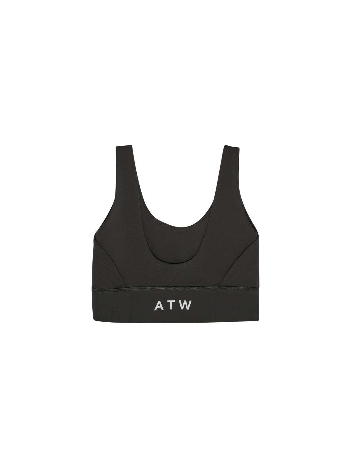 HALO WOMEN TRAINING BRA, RAVEN/REFLECTIVE, packshot