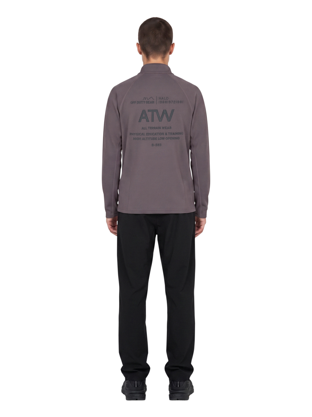 HALO SORONA HALF ZIP, SPARROW, model