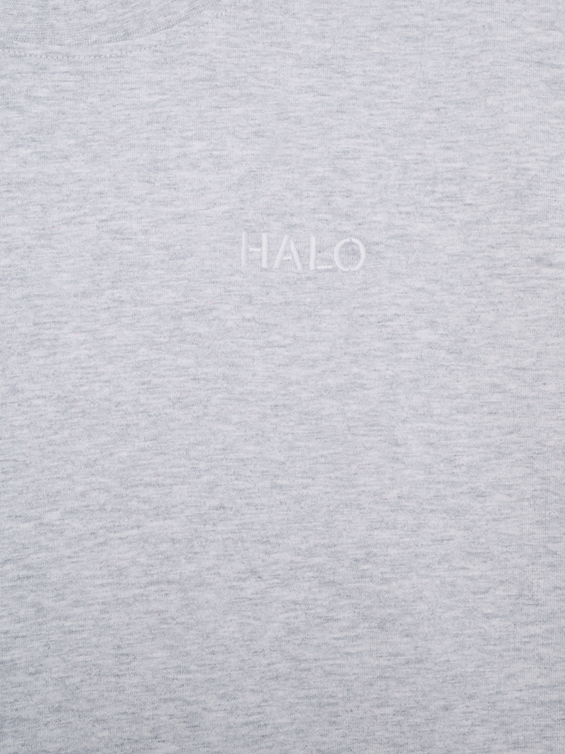 HALO LOGO T-SHIRT, LIGHT GREY MELANGE, packshot