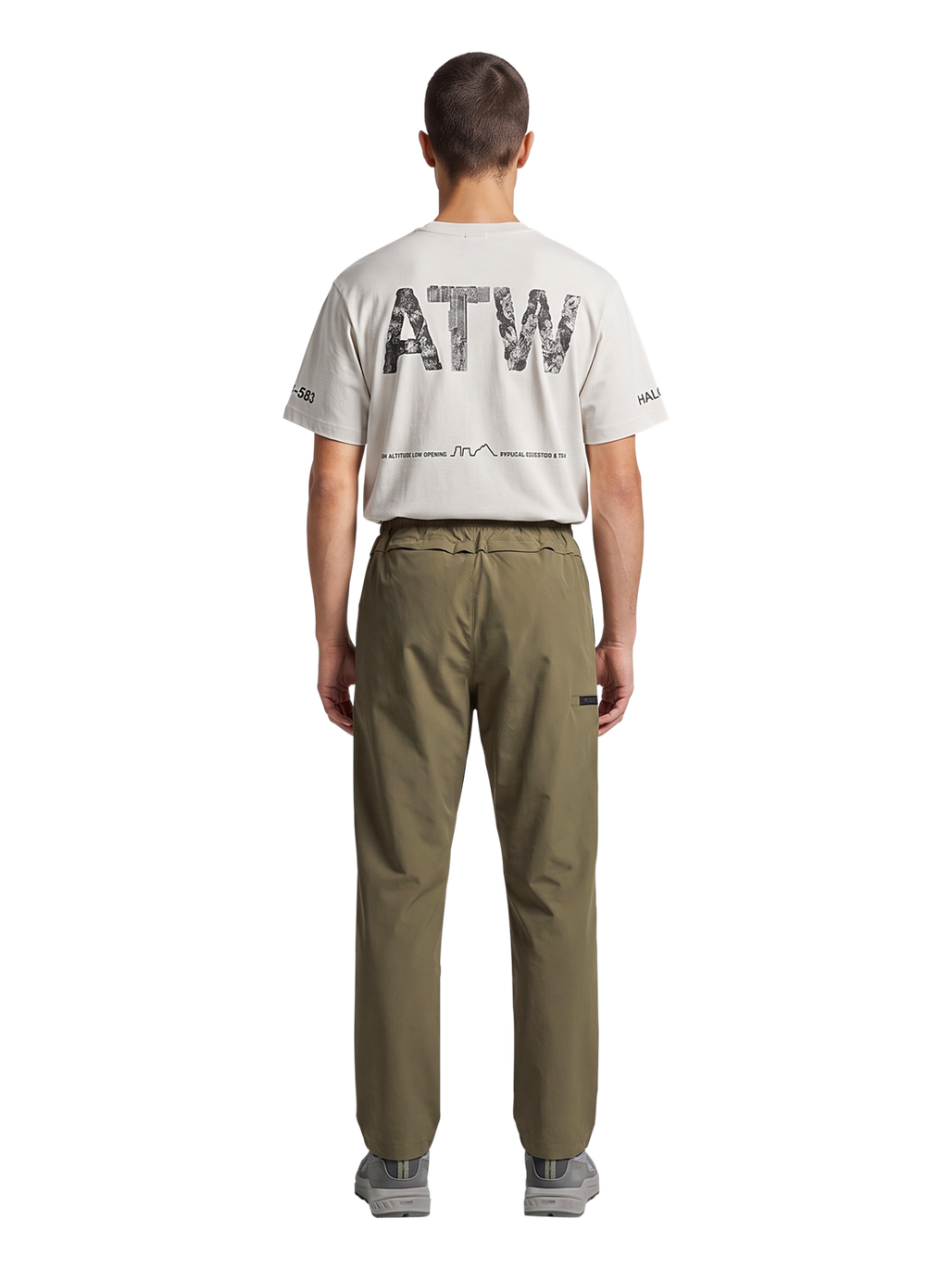 HALO TACTICAL PANTS, CAPERS, model
