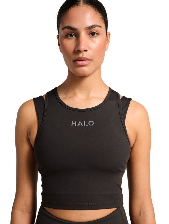 HALO WOMEN TRAINING TOP, AFTER DARK, model