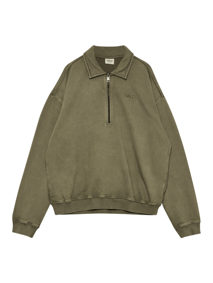HALO BOXY POLO SWEAT, CAPERS, packshot