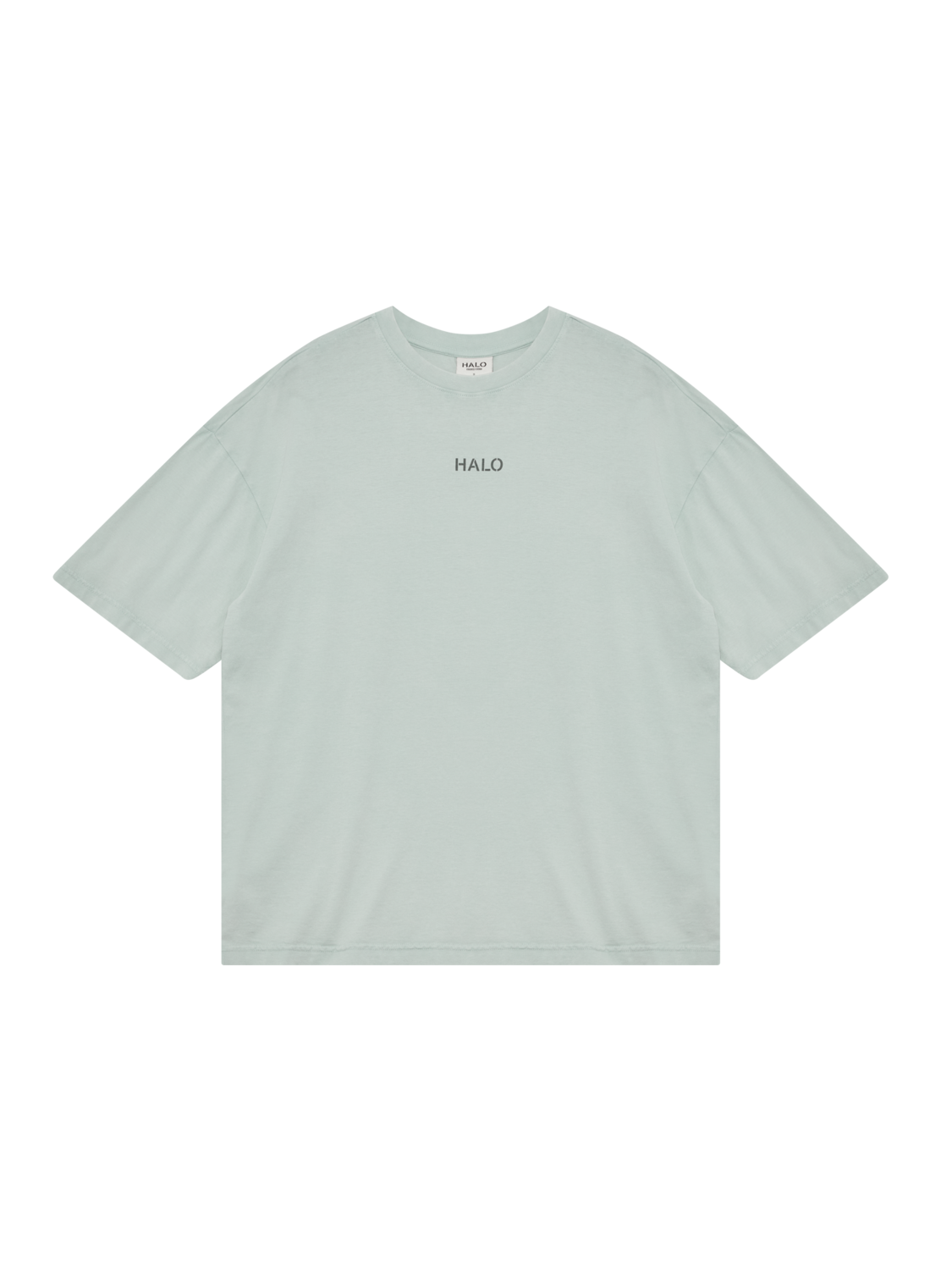 HALO GRAPHIC LOGO BOXY T-SHIRT, STORM GRAY, packshot