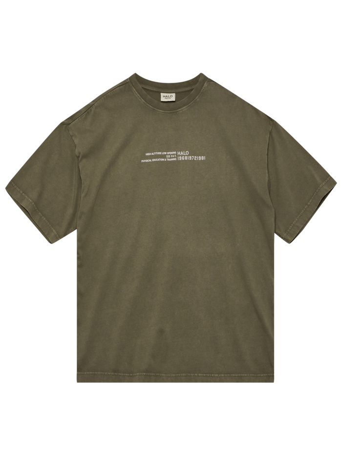 HALO GRAPHIC BOXY T-SHIRT, CAPERS/MARSHMALLOW, packshot