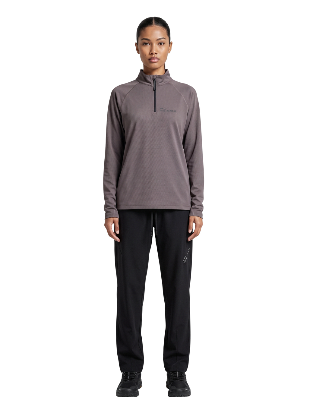 HALO SORONA HALF ZIP, SPARROW, model