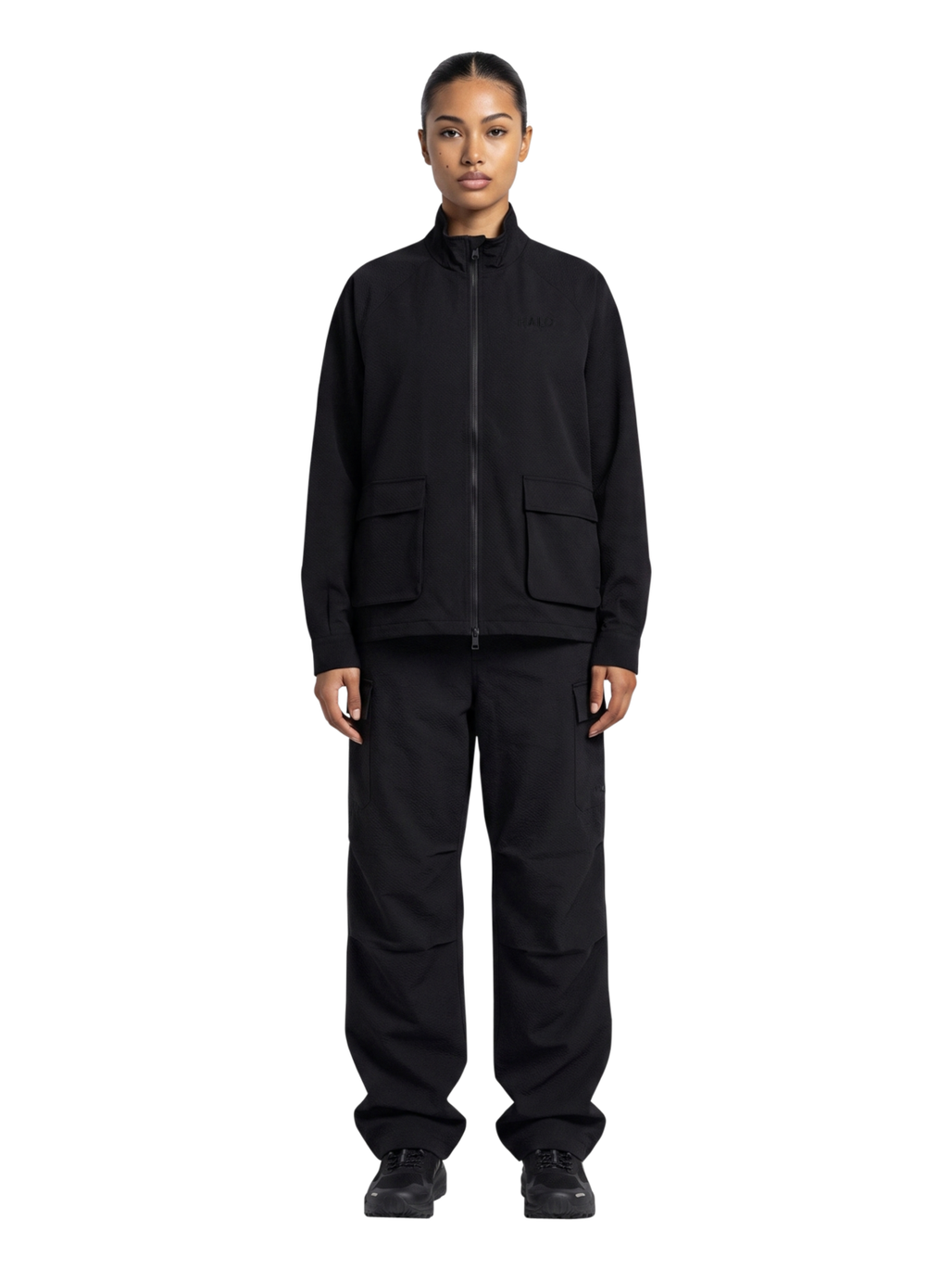 HALO ENHANCED JACKET, BLACK, model