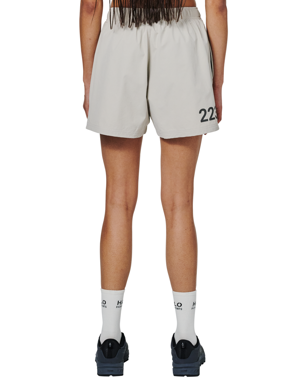 HALO SHORTS, SILVER LINING/BLACK REFLECTIVE, model