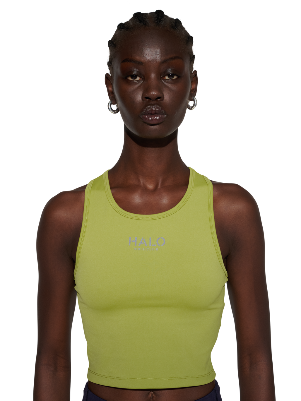HALO WOMEN TRAINING TOP, TURTLE GREEN, model