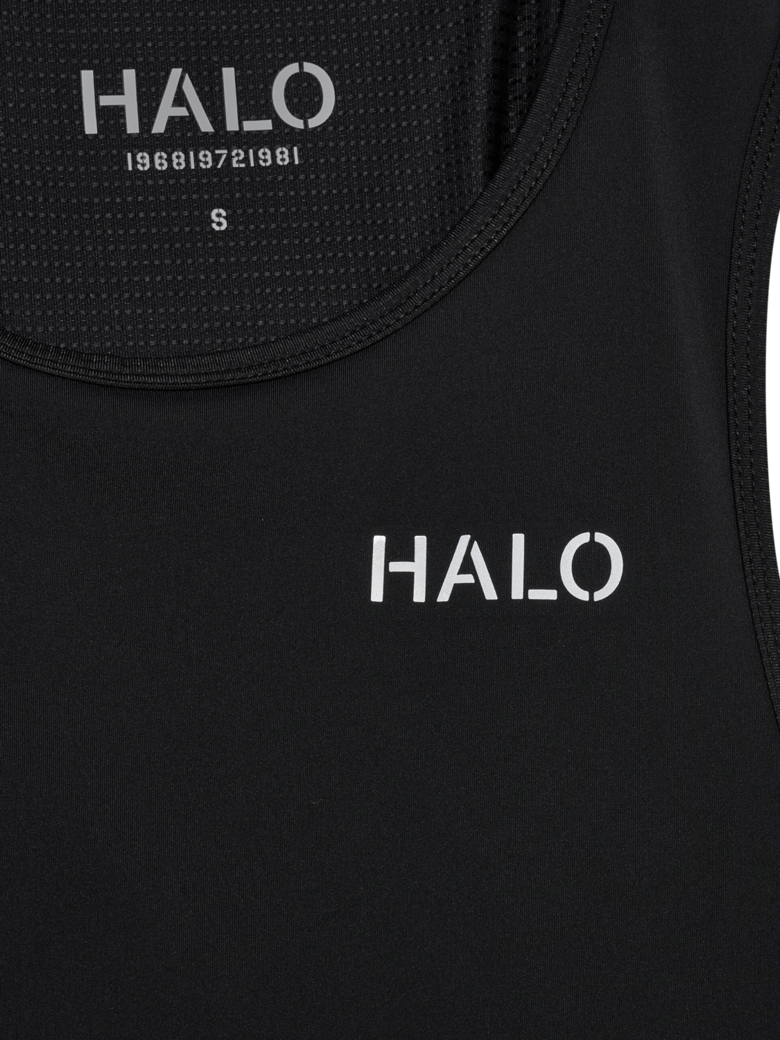HALO WOMEN DIVISION RACERBACK TANK, BLACK, packshot
