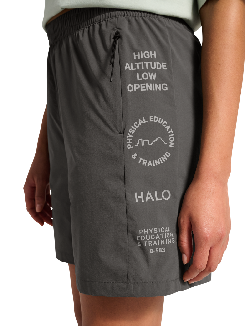 HALO GRAPHIC DIVISION SHORT, GUNMETAL, model