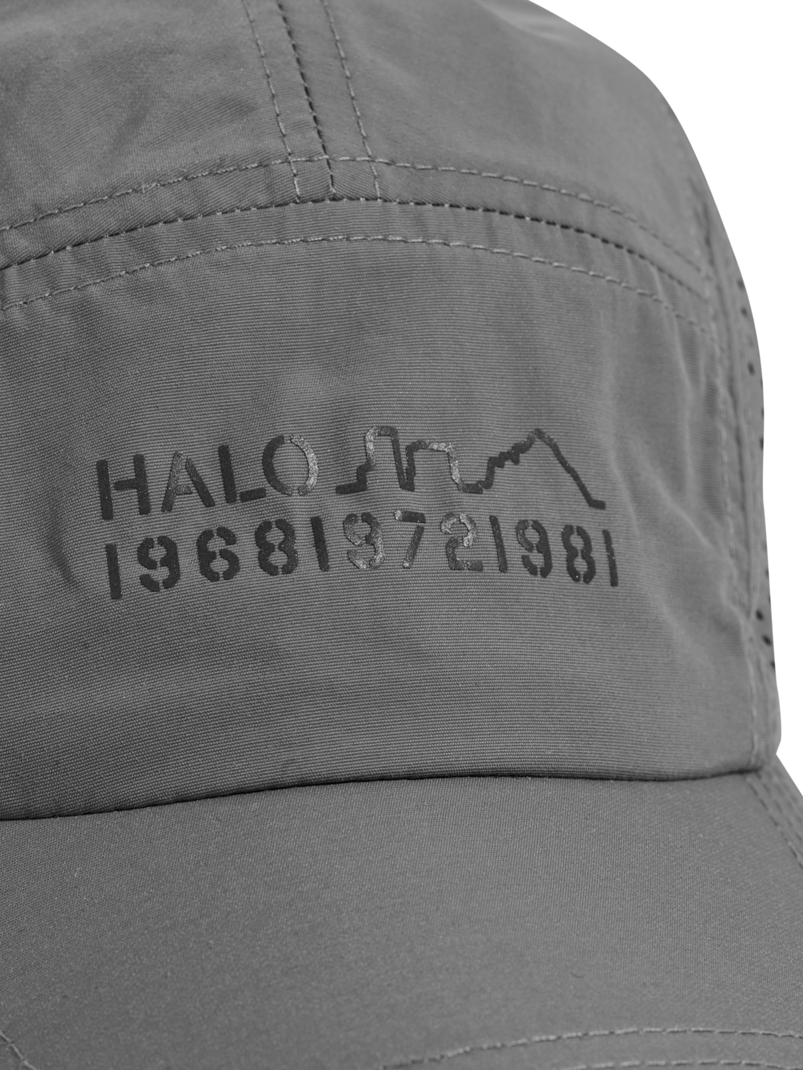 HALO NYLON LIGHTWEIGHT CAP, GUNMETAL, packshot