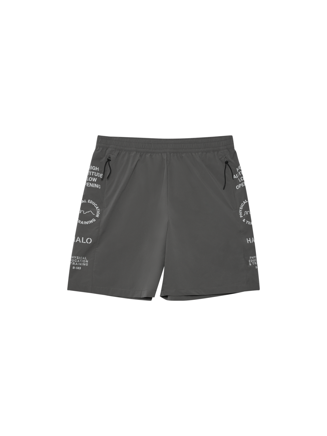 HALO GRAPHIC DIVISION SHORT, GUNMETAL, packshot