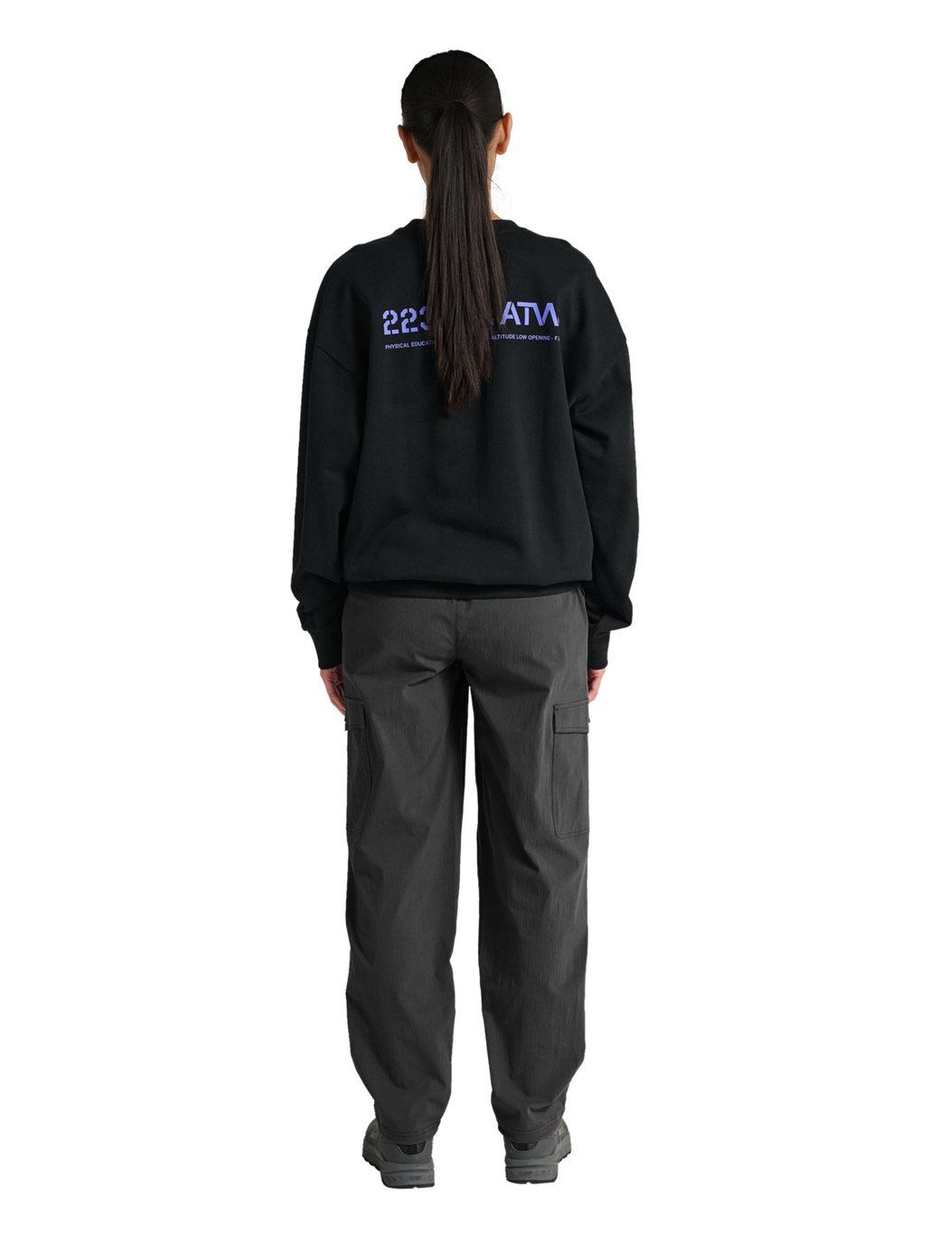 HALO NOVA PANTS, RAVEN, model