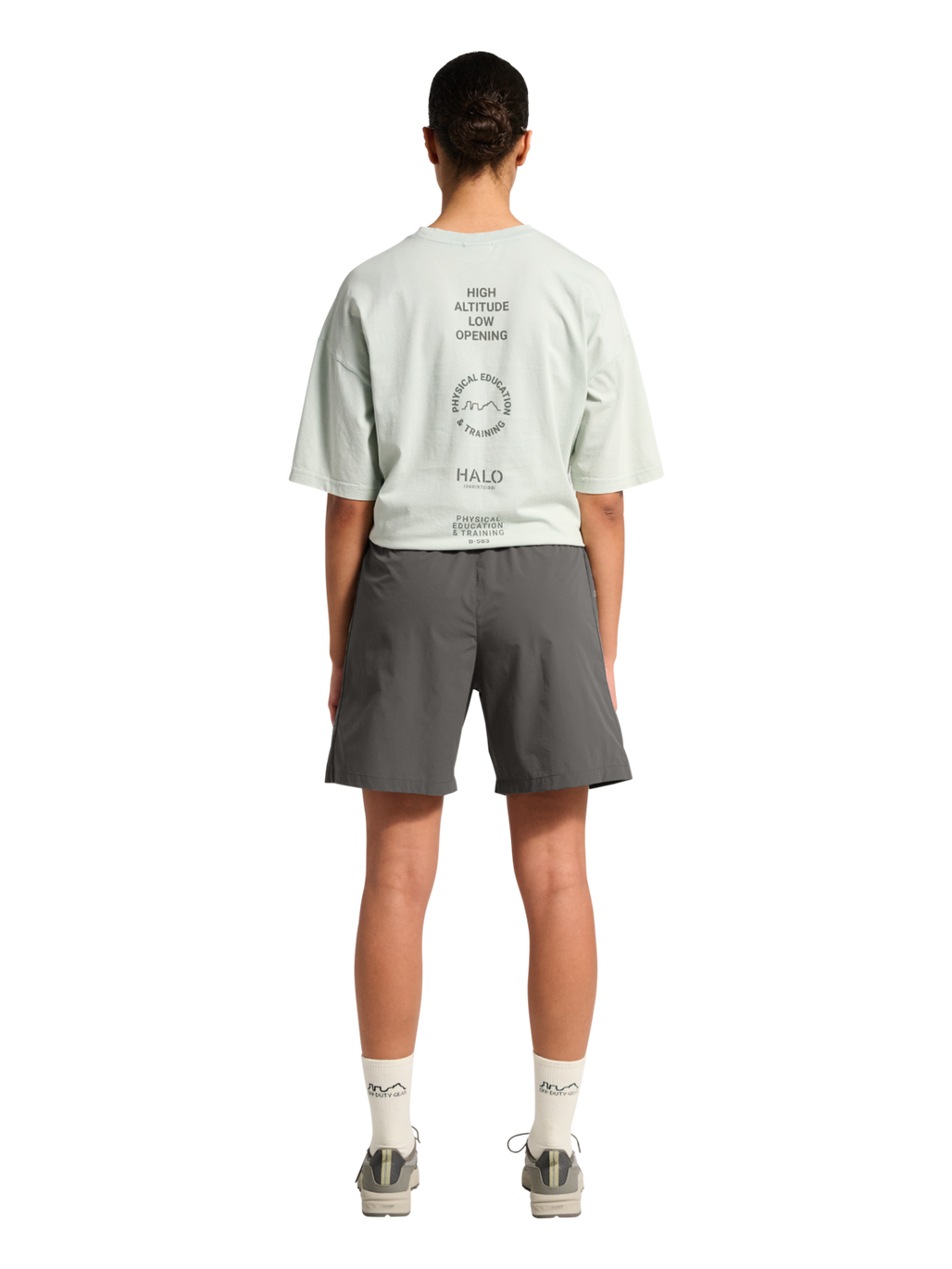 HALO GRAPHIC DIVISION SHORT, GUNMETAL, model